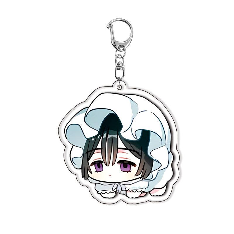 ALIEN STAGE Pendant Keyring Bag Hanging Ornaments Sua Mizi Till Anime Game Surrounding Acrylic Double Sided Keychain Girl Gift