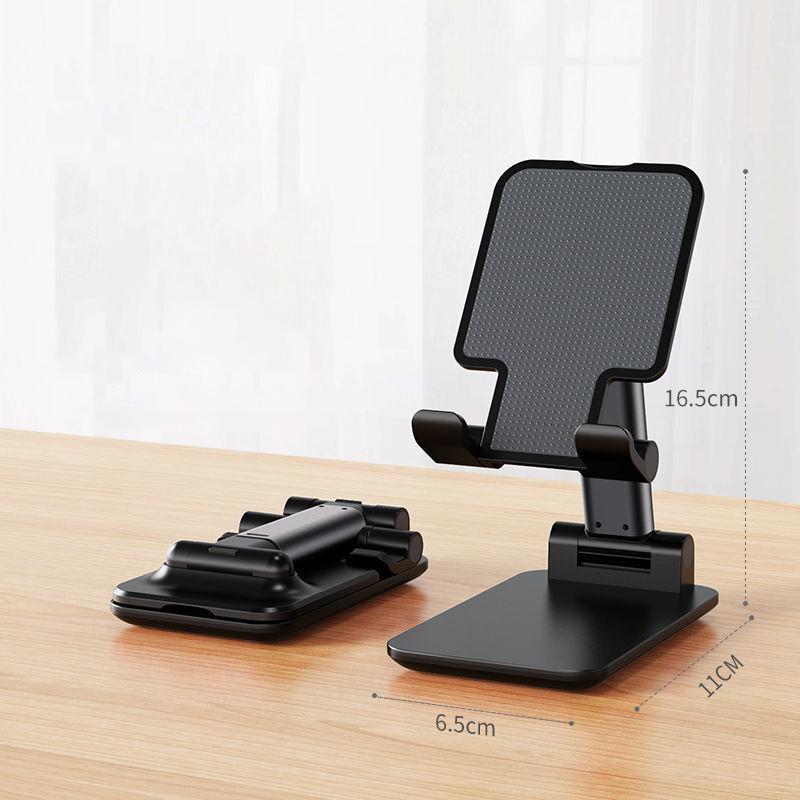 Adjustable Size Mobile Phone Holder Desktop Foldable Tablet Support Stand Desk Bracket Organizer Lightweight to Carry Smartphone Mount Office Supplies