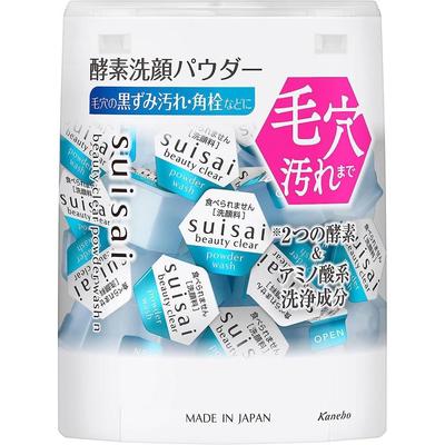Suisai Tea Clear Powder Wash 0.4g, 1 Unit