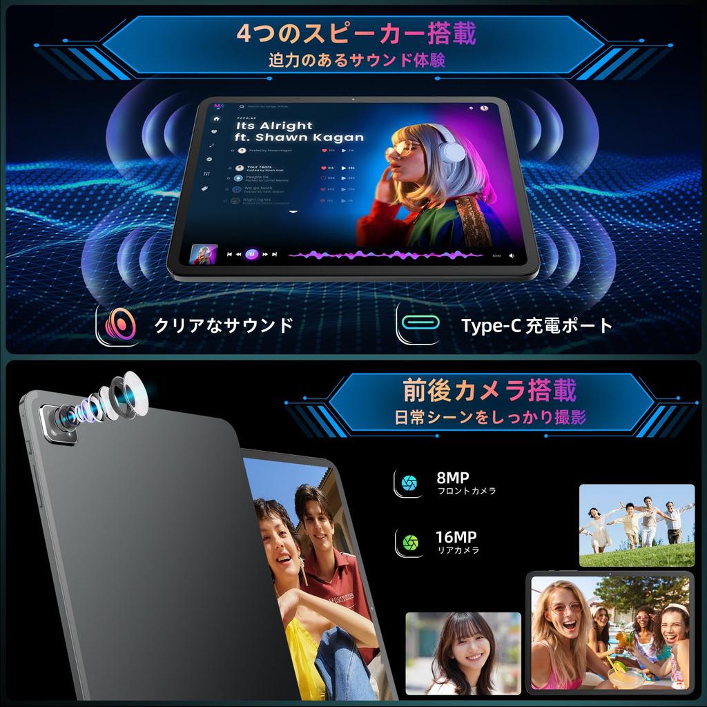 Tablet M50 Android 15 Tablet Helio G99 Tablet Large Screen 2408x1720 IPS 90Hz RAM 128GB 4G LTE GPS Face Recognition Gemini AI Widevine L1 8000mAh