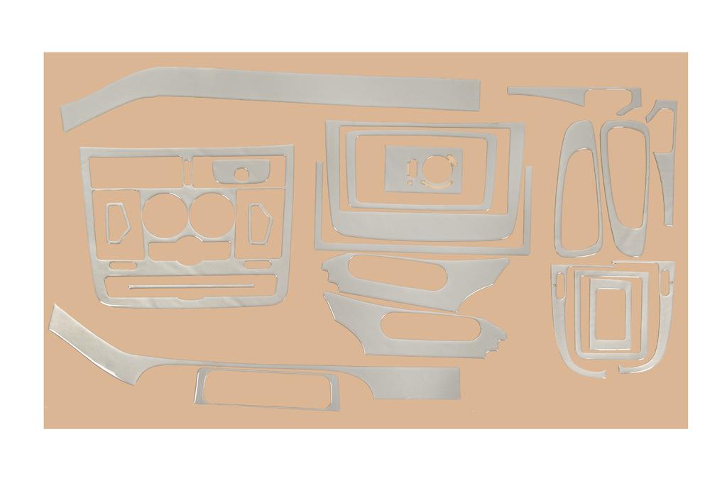 Накладки на панель (Meric, полный комплект) 2006-2014, Карбон для Mercedes Vito W639