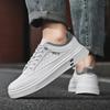 Fashion 2025 Fashion Men Casual Platform Sneakes LaceUp Whtie Student Sneakes Mens Vulcanized Shoes Tennis Sneakers