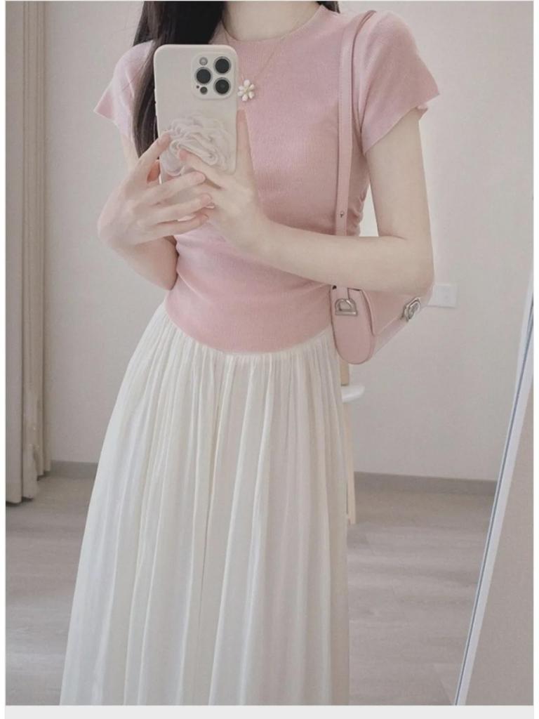 Sommer 2024 Petite Koreanisches Drama inspiriertes zweiteiliges Rockset