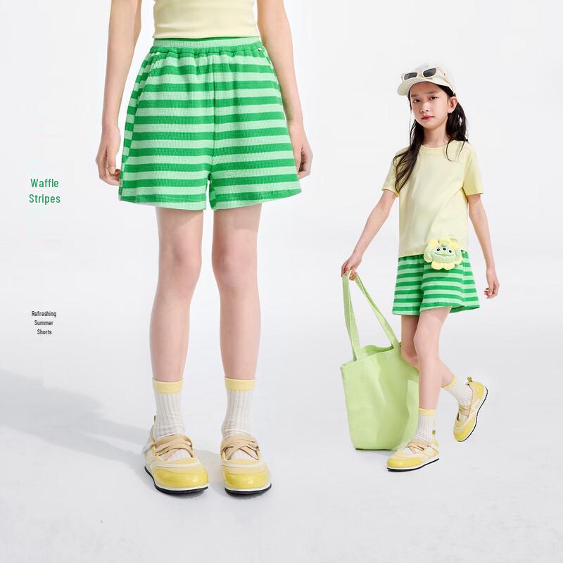 Yuan Yuan Princess Girls Striped Casual Shorts 140