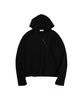 NOISE Layered Diagonal Button Hoodie_[Black]
