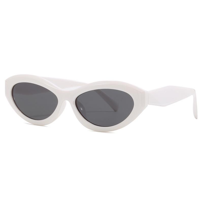 2024 Trendy High-End Oval Frame Sunglasses - European  American Style As shown
