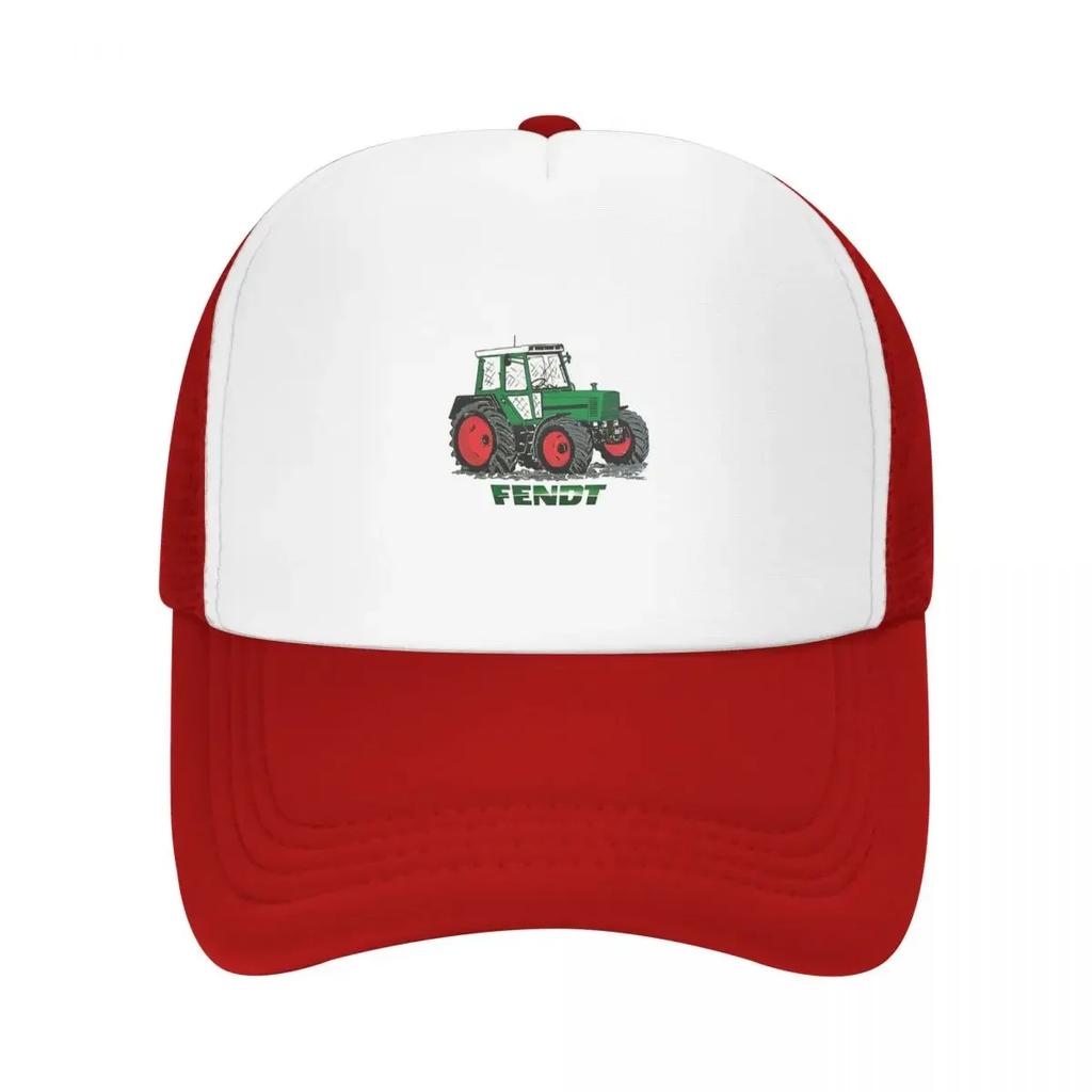 Fendt Grüne Kappe Mode Lässig Netz Baseballkappen Verstellbare Mütze Hip Hop Sommer Unisex Baseballkappen Mehrfarbig