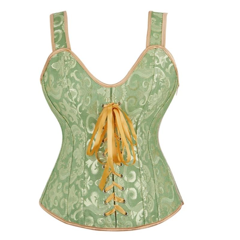 Corset Crop Tops Burlesque Lingerie Corset Top Vest Hot Shaper Overbust Corset Gothic Clothing Corsage Medieval Ladies