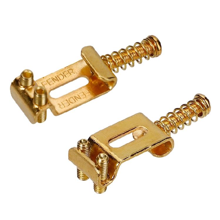 6 Stück E-Gitarrenteile Zubehör Gitarren Tremolobrücke Rollensättel Kit