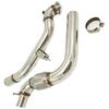 Stainless Steel Downpipe for 2015-2016 EcoBoost 2.3T Muffler Turbo