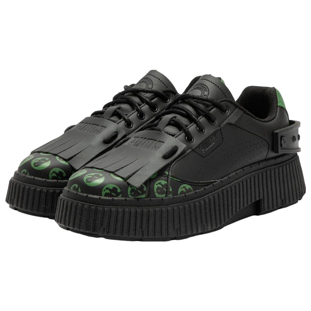 New PUMA Dinara X Dinara Staffonly X Monopoly 'Black Green' Women's 393521-01