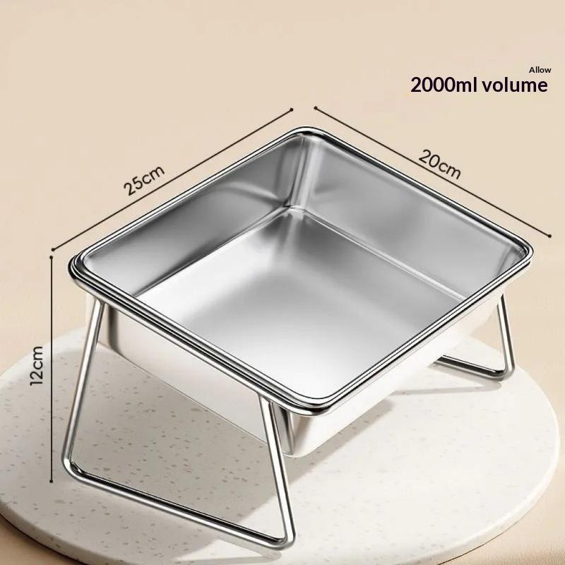 Dog Food Bowl Large Capacity Raised 15 Tilted Neck Protection Feeder for Pet Comfort Feeding