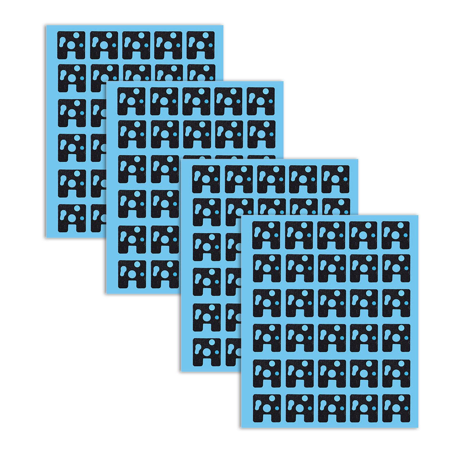 

120 шт. PE прокладки для механической клавиатуры, наклейки-прокладки для переключателей печатной платы, пенопластовый материал, улучшают BM60 BM65 BM68 чёрный