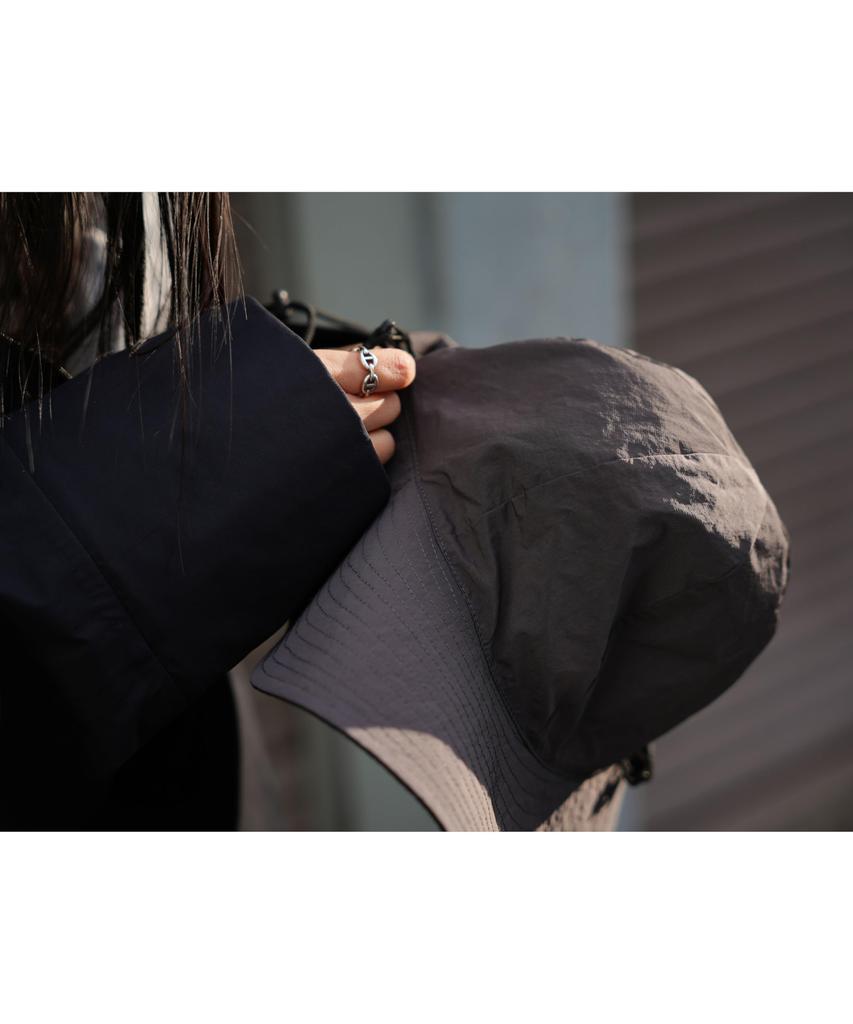 Snow Peak TAKIBI Light Ripstop Reversible size perfect for outdoor and Hat, 1BLACK, AC-25SU019, camping, activities, festivals.