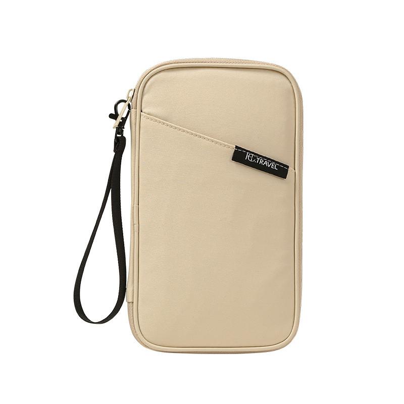 Travel Passport Wallet With Waterresistant Polyester Material For Easy Identification And Storage