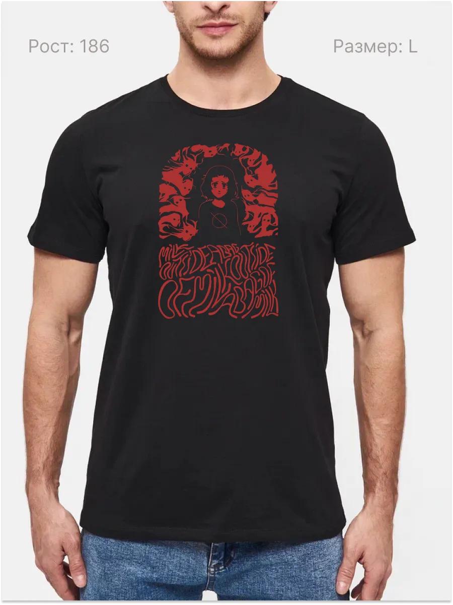 Funny print Gorillaz T-shirt L