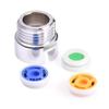 4 PCS ABS Flow Limiter Plastic Copper Shell Flow Reducer Limiter Set  For Shower Faucets