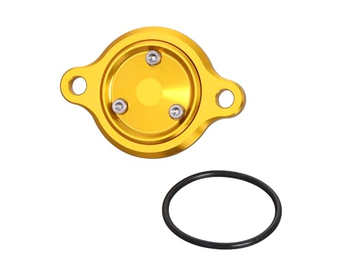 

KITACO Mag Oil Filter Cover Honda Type 1 (Gold) for CT125 Hunter Cub (JA65), Monkey 125 (JB03/JB05), Dax 125 (JB04/JB06), Grom (JC92), Cross Cub 110 (