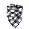 Dog  Dog Bandana Scarf ,Reversible Plaid Printing Kerchief to