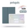 Bluetooth Touchpad Backlit Keyboard Case For Samsung Galaxy Tab S6 Lite 10.4 P610 P615 With Pen Slot Tablet TPU Protective Cover