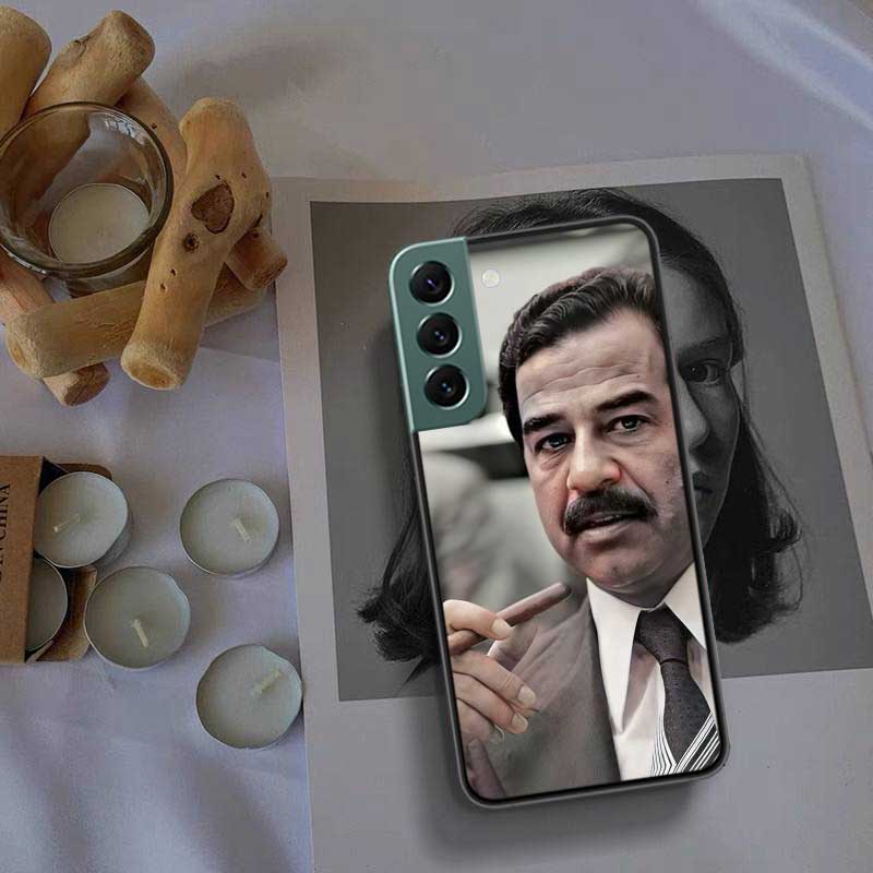 Etui Fashion Saddam Hussein Iraq Arabic Phone Case For Samsung Galaxy S22 S25 Ultra S21 S10 Plus S26 Edge S20 S23 S24 FE Cov