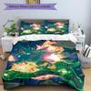 3pcs Green Lantern Ring Cover Set,Soft Comfortable Duvet Cover,Guest Room (1*Duvet Cover + 2*Pillowcases, Without Core) Yy251024079