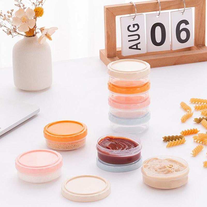 Refillable Bottles Plastic Empty Jar Pot Mini Thickened Sealed Fresh Box Portable Food Storage Freezer Containers Accessori