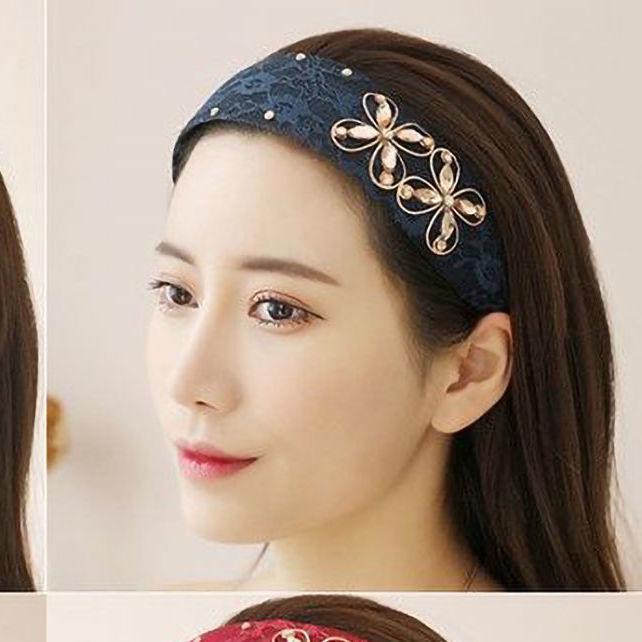 Versatile Korean Women's Temperament Hair Tie and Headband for Style and Gray Coverage