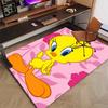 1pc Tweety1 Design Printed Area Rug Carpet for Bedroom Living Room Home Decor Rugs Mat Non Slip Mat Rug for Bedside