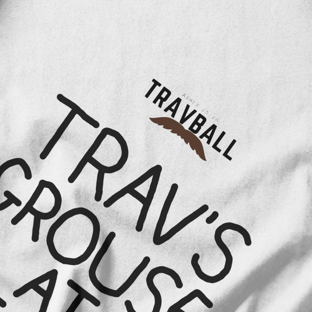 Men T Shirt Travball Travis Head Funny Summer Y2K Graphic Crewneck Unisex Clothes T Shirts