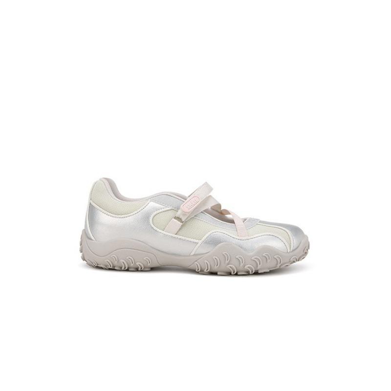 [] Wave Crescent Moon~ Original 5cm thick-soled functional sports ballet shoes single shoes women's Mary Jane shoes