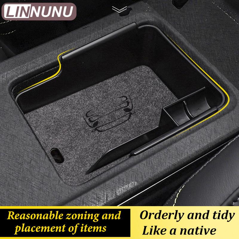 LINNUNU Armrest Organizer Box Fit for Lynk&Co 01 05 Lingke Auto Central Storage Box Specialized Interior Car Console Accessories