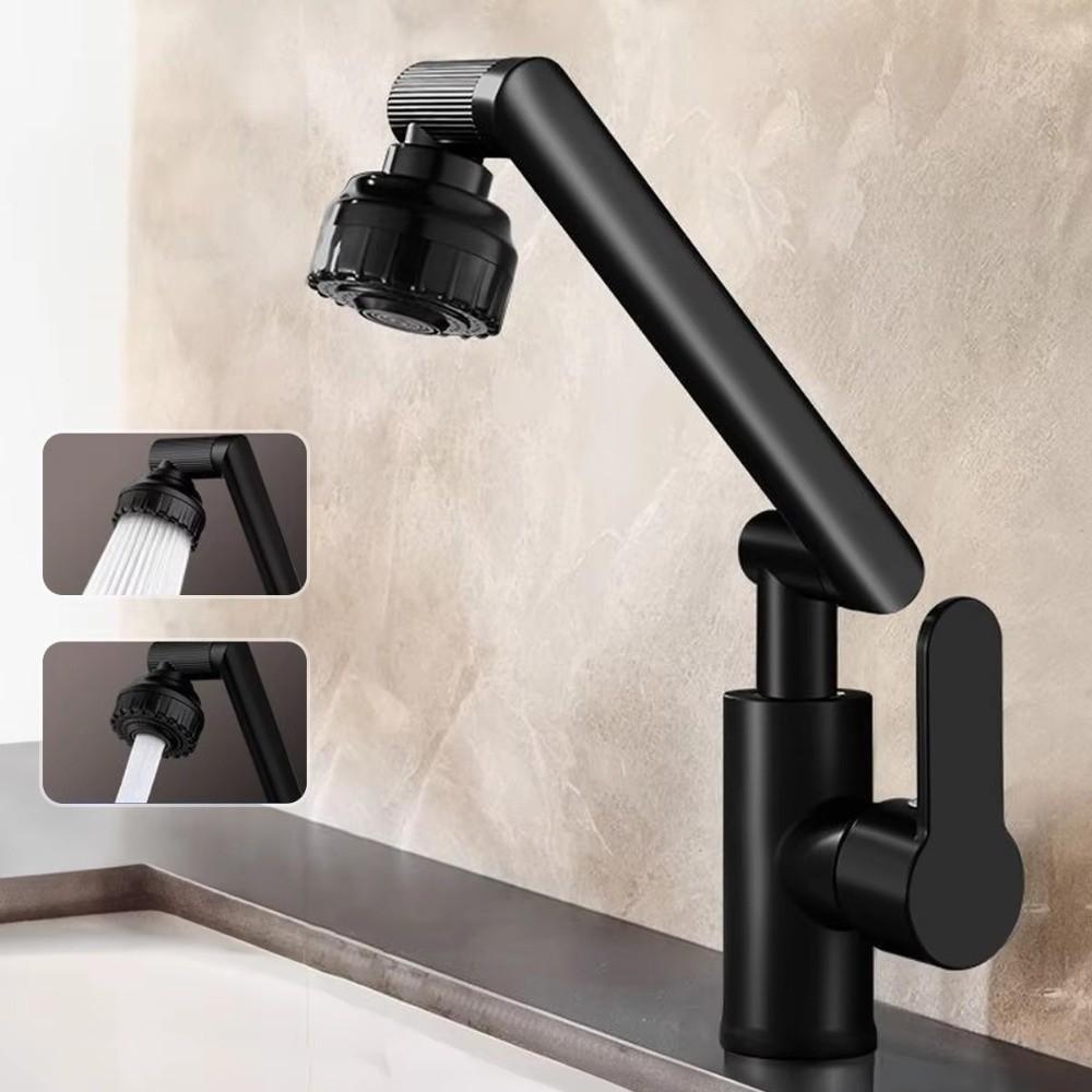 360° Rotating Robotic Arm Faucet Hot and Cold Water Universal Faucet Rotating Faucet  Kitchen Sink
