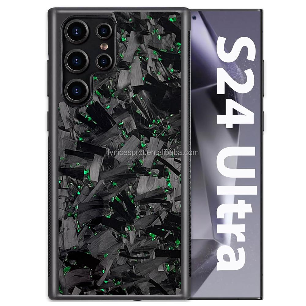 Real  Forged Carbon Fiber+TPU  Phone Case for Samsung S26/26ultra/26plus/25ultra\s25plus\s25\S23ultra/S24ultra/s24plus/s23/s24/