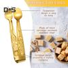Stainless Steel Ice Cube Clip Rustproof Vibrant Color Comfortable Grip Round Head Sugar Food BBQ Pastry Tongs Kitchen Tool
