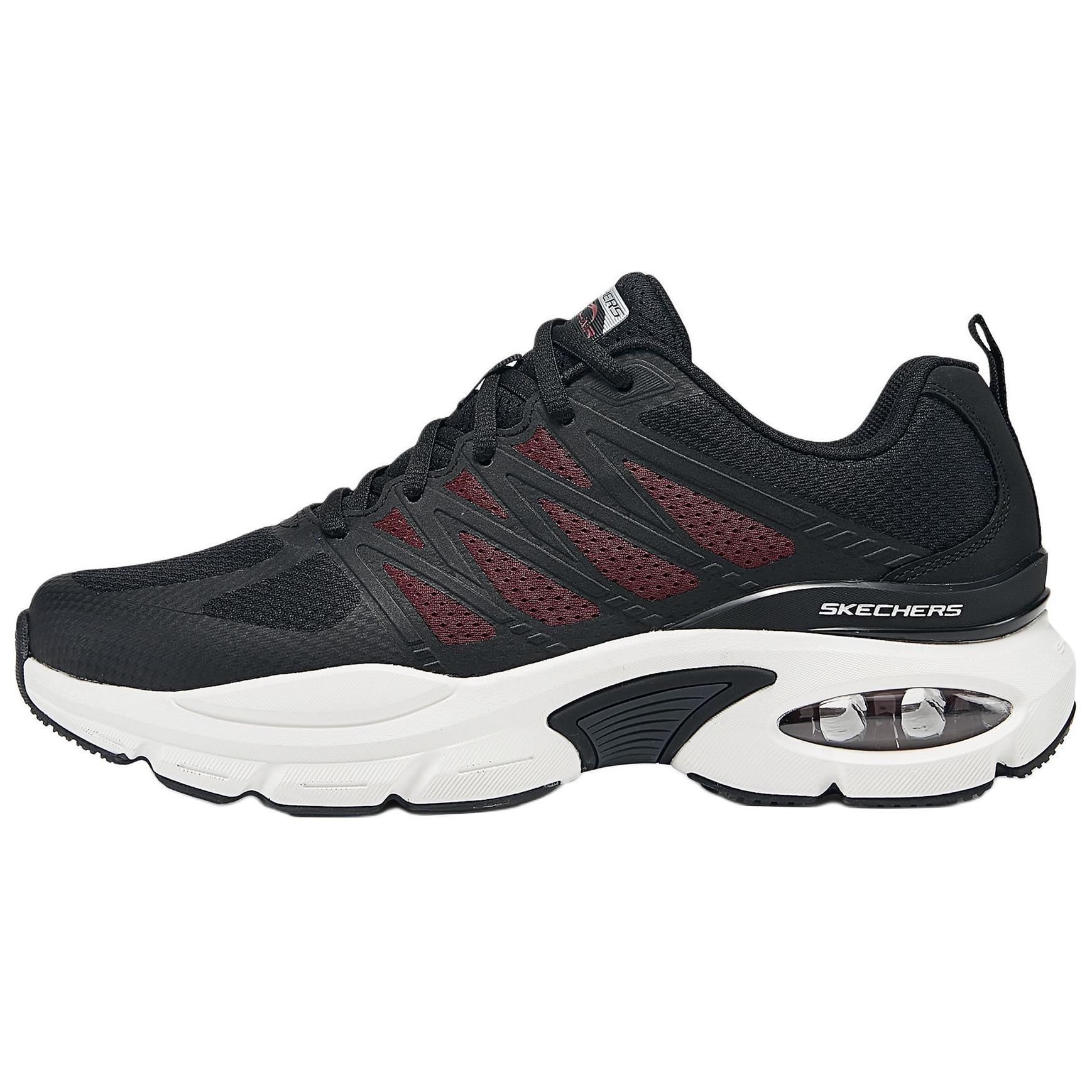 Skechers Skech-Air Ventura Удобные амортизирующие низкие повседневные кроссовки Мужские кроссовки Черно-красные 232657-BKRD 39.5