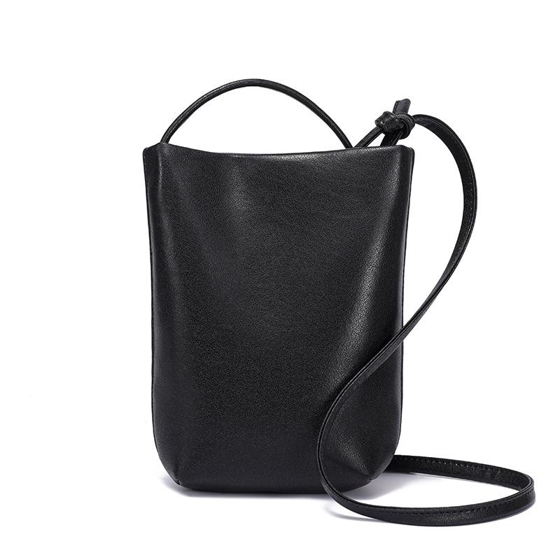 Leather small bag Crossbody bag Women's versatile mobile phone bag 2026 new fashion shoulder bag