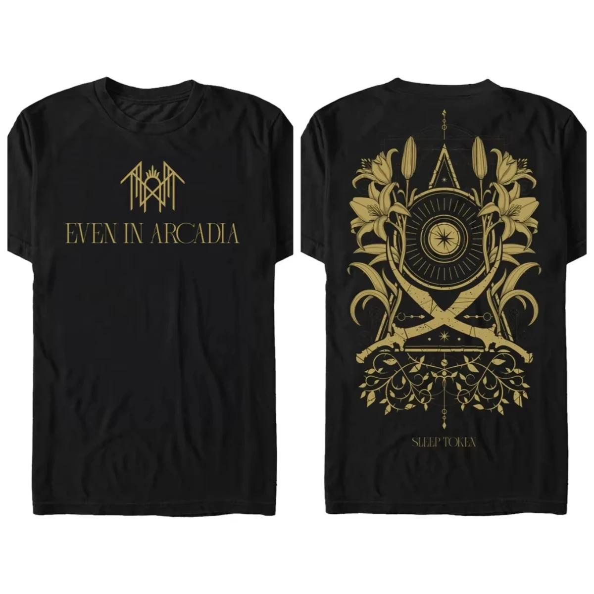 

2026 Summer Fashion New Sleep Token Looking At The Wind T-shirt Printed High-quality Cotton Short-sleeved Crew Neck T-shirt XXXL