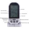 Silver Wireless Digital Meat Thermometer Temperature Sensor  For Grill BBQ Food Oven