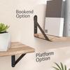 Nieuwe L-vormige Zwevende Plank Wandmontage Hoekverbinding Driehoekige Plank IJzer Metaal Heavy Duty Decoratieve Plank Huis Boekenplank