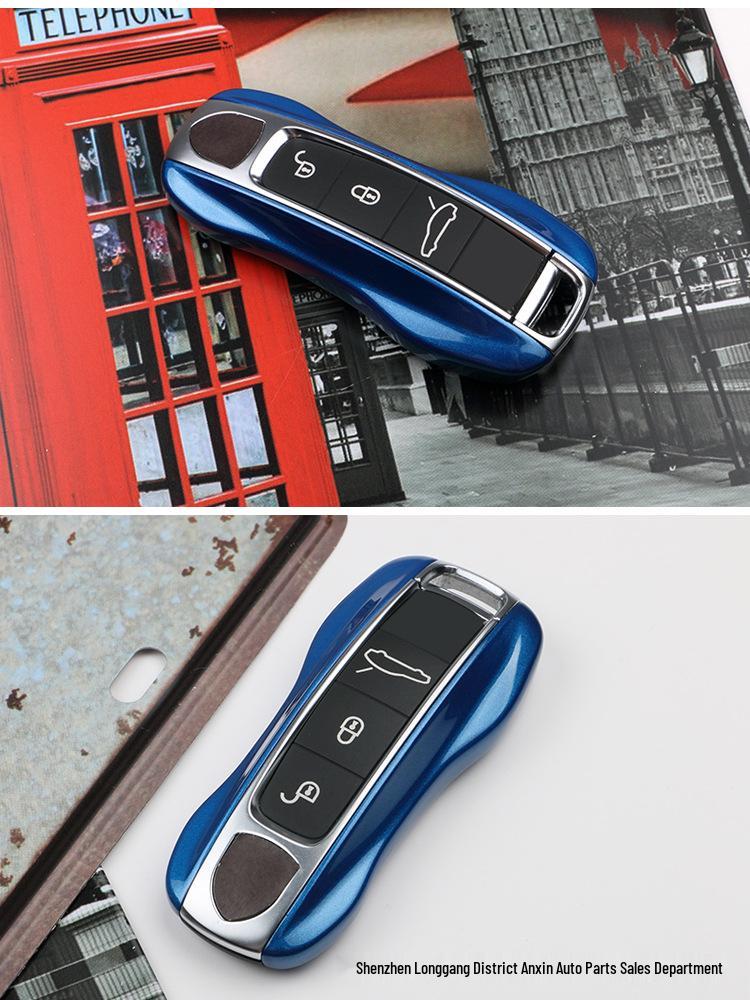 Porsche Key Shell for Cayenne, Macan, Panamera, 718, 911 - Key Protection