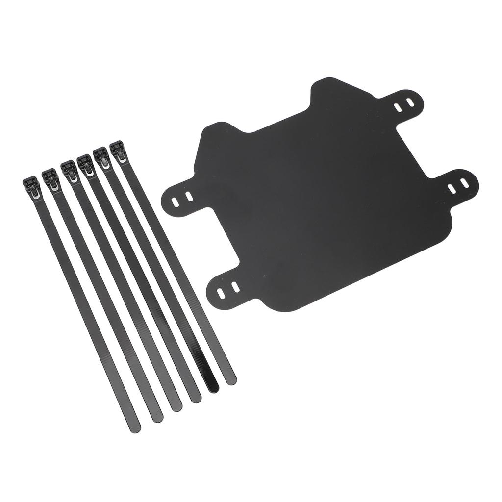 Motorcycle Front Number Plate Matte Black Easy to Install License Plate Replacement for SUR‑RON Light Bee Light S X