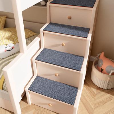 Non-Slip Children's Bunk Bed Stair Mat - Soundproof, Luxury Design for Upper & Lower Beds
