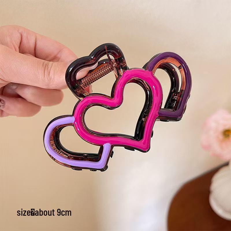 Špičkový kontrastní dutý skřipcový klip pro elegantní drdoly - Stylový vlasový doplněk pro ženy