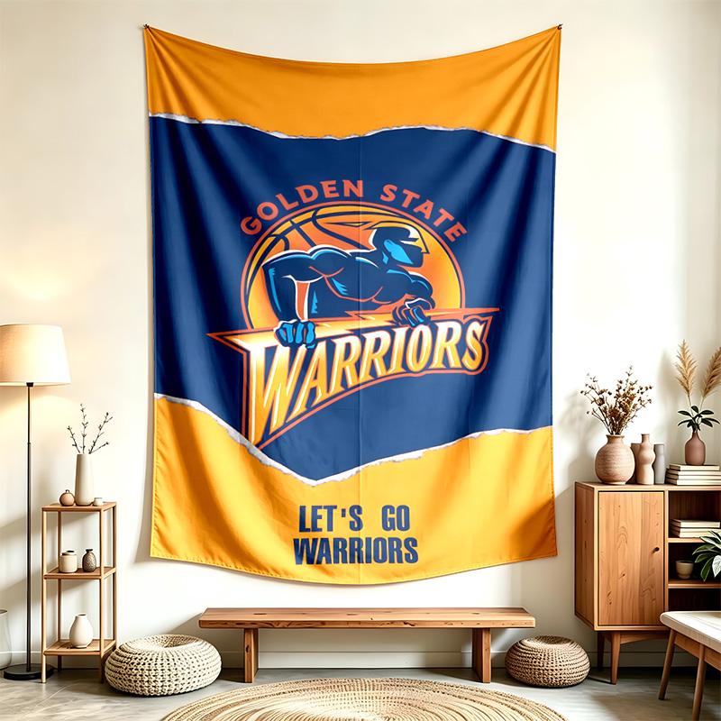 Golden State Warriors (5) Tapestry Suitable For Decorating Homes Dorms And Bedrooms Soft To The Touch And A Perfect Gift For Friends And Family