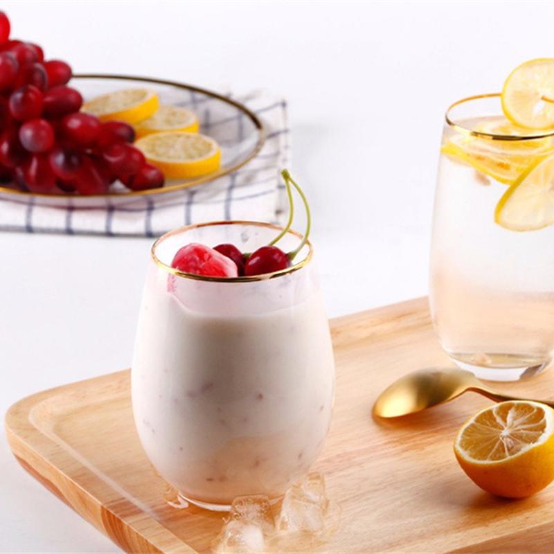 Wasserbecher aus Kristallglas, eiförmige Whiskygläser, perfektes Geschenk für Scotch-Liebhaber, Frühstücks-, Milch-, Saftbecher, Party-Barzubehör