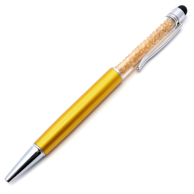 

[GOLD STONE] ballpoint pen Sparkling with crystal Thickness 1.0mm touch pen kirakira Gold II