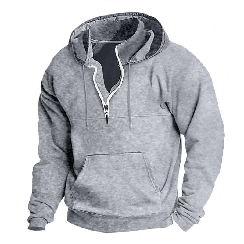 Herbst Winter Kapuzenpullover dicke lässige Jacke Männer können bedruckten lockeren Kapuzenpullover hinzufügen Hoodies & Sweatshirts (Herren)