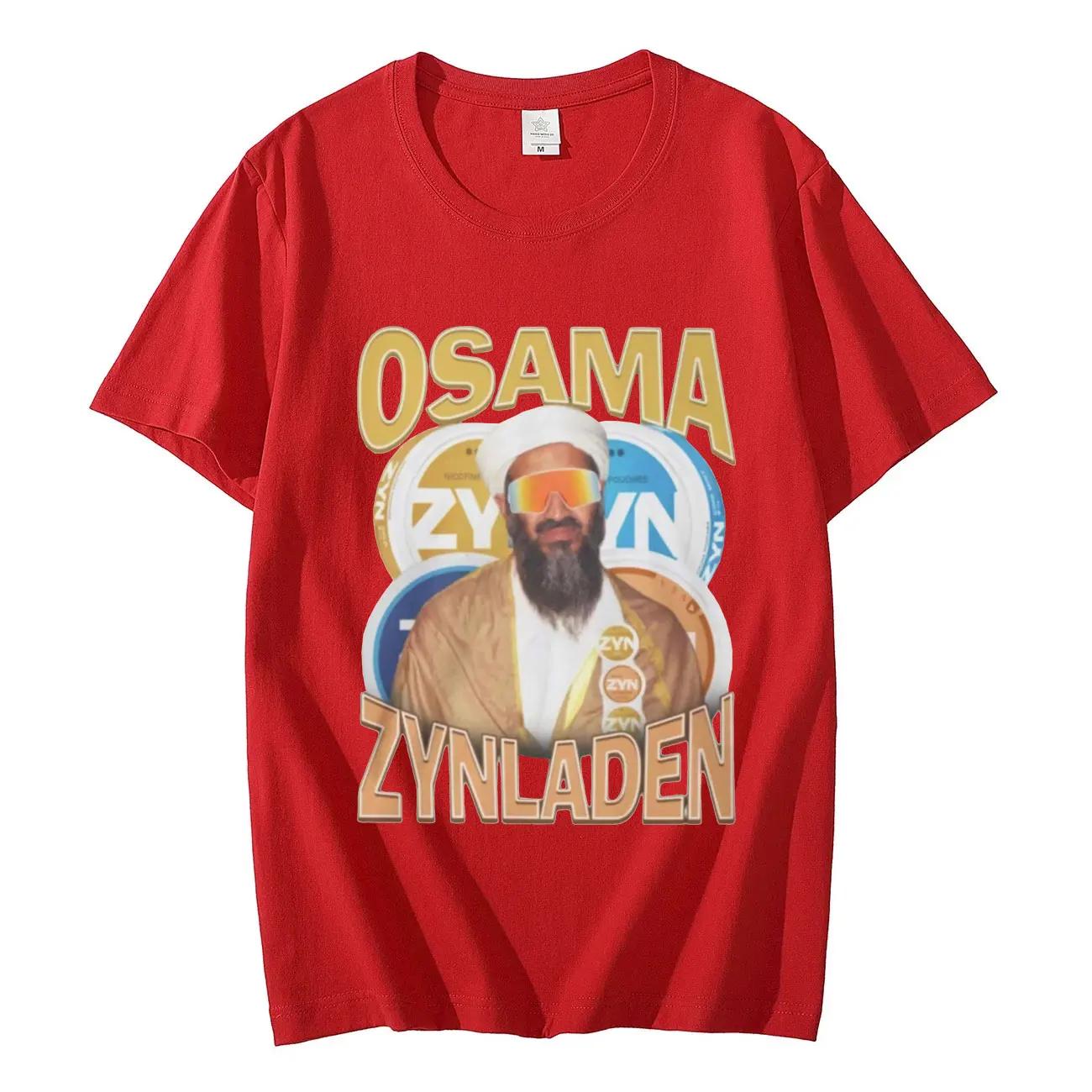 

Осама Зинладен Графічні футболки Модний тренд Вінтажний одяг Футболка з коротким рукавом Унісекс Футболки з круглим вирізом Жіночий одяг L