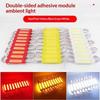 10PCS/lot 12V/24V Multicolour Led Modules COB Light Backlight Shop Banner Waterproof IP65 Decorations Warm White